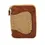 Thumbnail: Campomaggi of Italy Straw and Leather Wallet in Cognac front