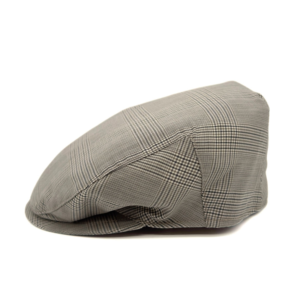 Thumbnail: Portaluri Summer Wool Olive Driving Cap side