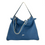 Thumbnail: Gabs of Italy Chiara Perforated Shoulder Bag in Lagoon front flat with shoulder bag