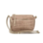 Bruno Rossi-Italy Croc Embossed Crossbody front