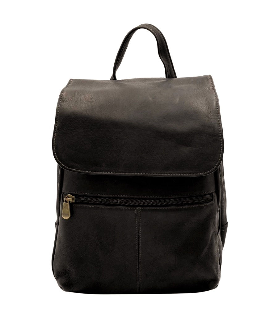 Thumbnail: David King & Co Mid Size Organizer Backpack Cafe front view