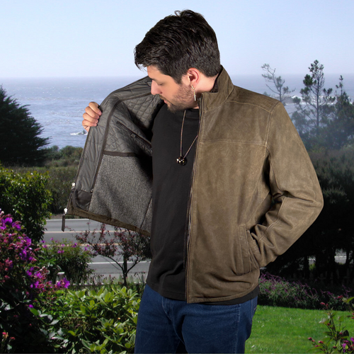 Lambskin with Zip Out Bib | First Street Leather Missani