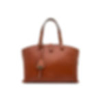 Boldrini Selleria-Italy Small Gusseted Tote in Golden front