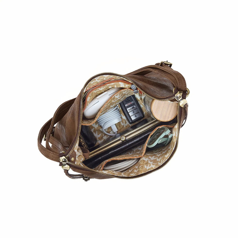 Thumbnail: Hobo Merrin Convertible Backpack Mocha inside