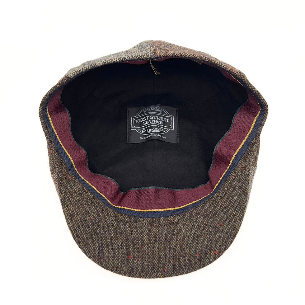 Thumbnail: Portaluri Cappelli-Italy British Tweed 3 Color Patch inside