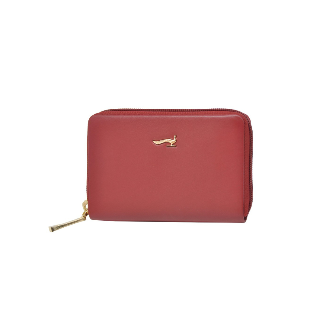 Marta Ponti-Portugal Silky Zip Around in Red front