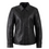 Thumbnail: Mauritius Leather Emmi Woven Jacket in Black front