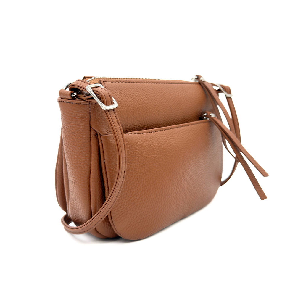 Bruno Rossi-Italy Crossbody Cuoio side profile