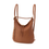 Thumbnail: Hobo Merrin Convertible Backpack in Warm Honey front as backpack