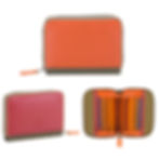 Mywalit Zipped Credit Card Holder Lucca front back inside