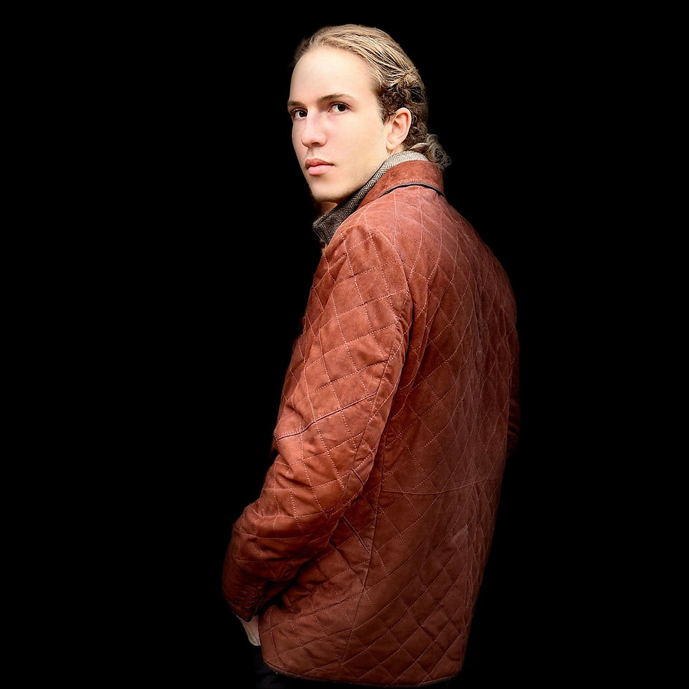 Thumbnail: Flynt Quilted Rizzo Hybrid Blazer Rust back view