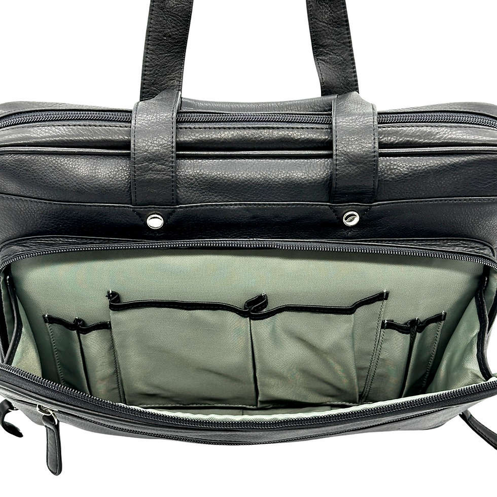 Thumbnail: Osgoode Marley Padraig Portfolio and Briefcase Black inside