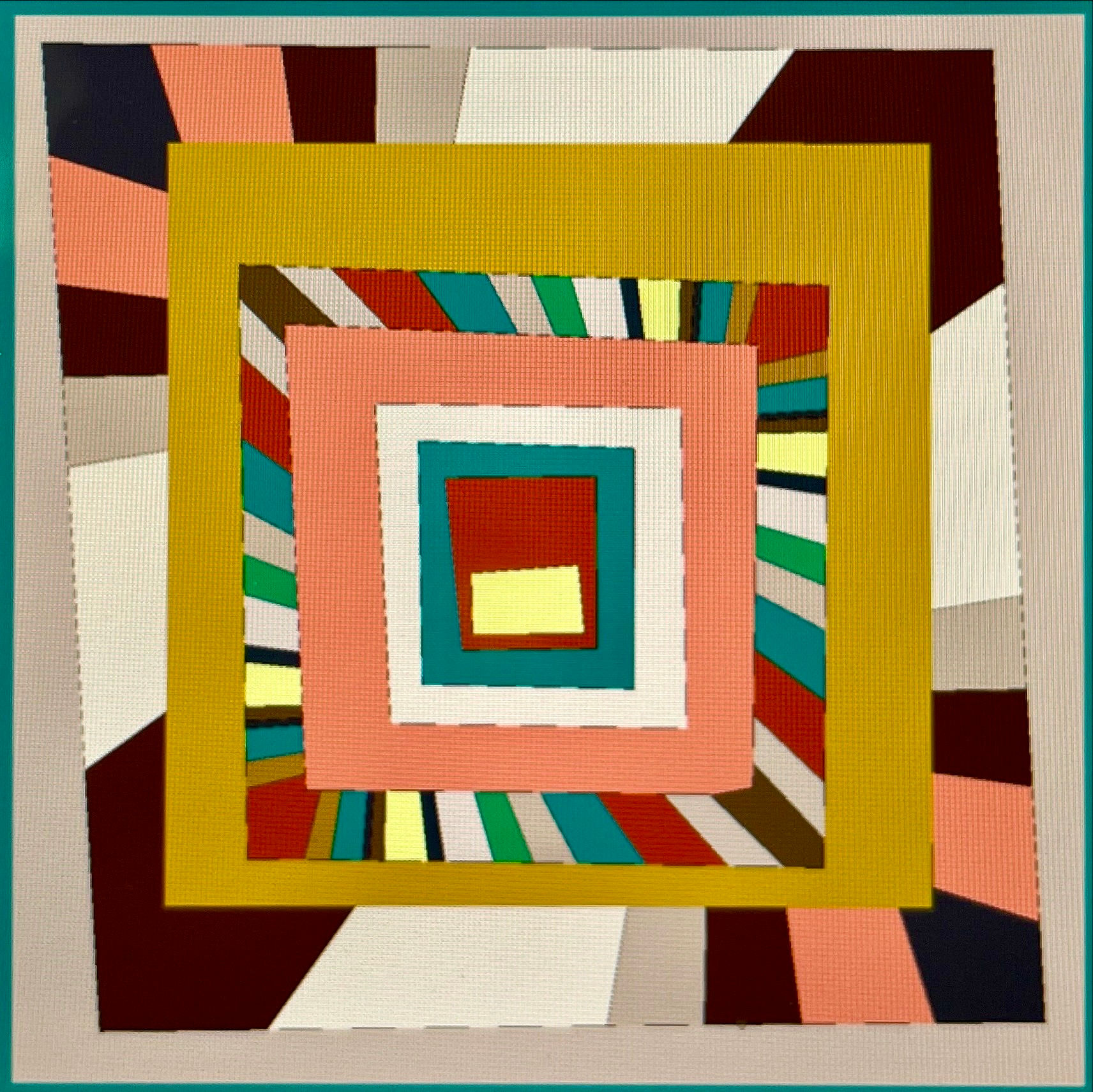 Larioseta of Italy Como Silk Carre Color 3