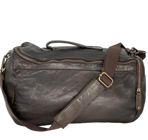 Double Zip Travel Bag | First Street LeatherMarta Ponti Leather