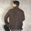 Thumbnail: Missani Le Collezioni Quilted Hunting Jacket in Brown back on model