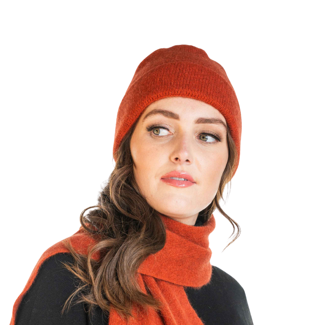 Koru Knitwear-New Zealand Knitted Beanie Sienna