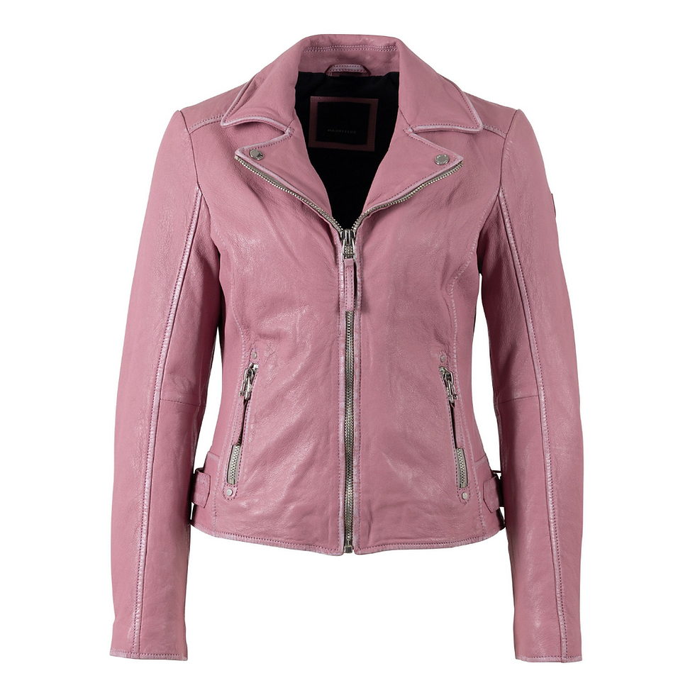 Mauritius Leather Louzia in Dusty Orchid front