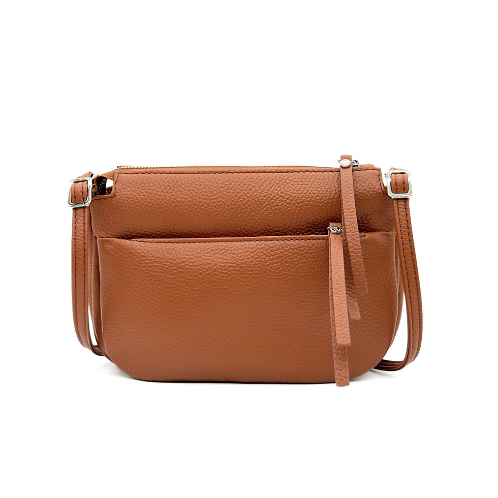 Bruno Rossi-Italy Crossbody Cuoio front