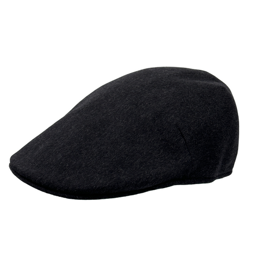 Italian Cashmere Cap in Black FirststreetleatherPortaluri Cappelli