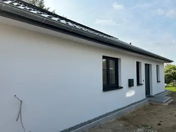Side View of Sustainable AAC Home Built in 3 Months | Energy-Efficient Construction in Ahrensbök, Germany