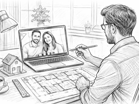 Discussing Project Scope and Budget Over a Video Call