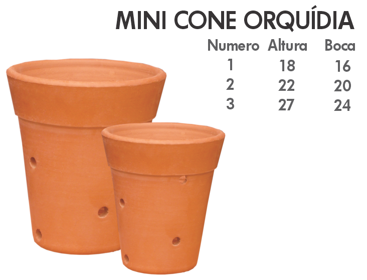 Mini Cone Orquidia