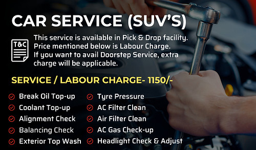 Car service for SUV category 