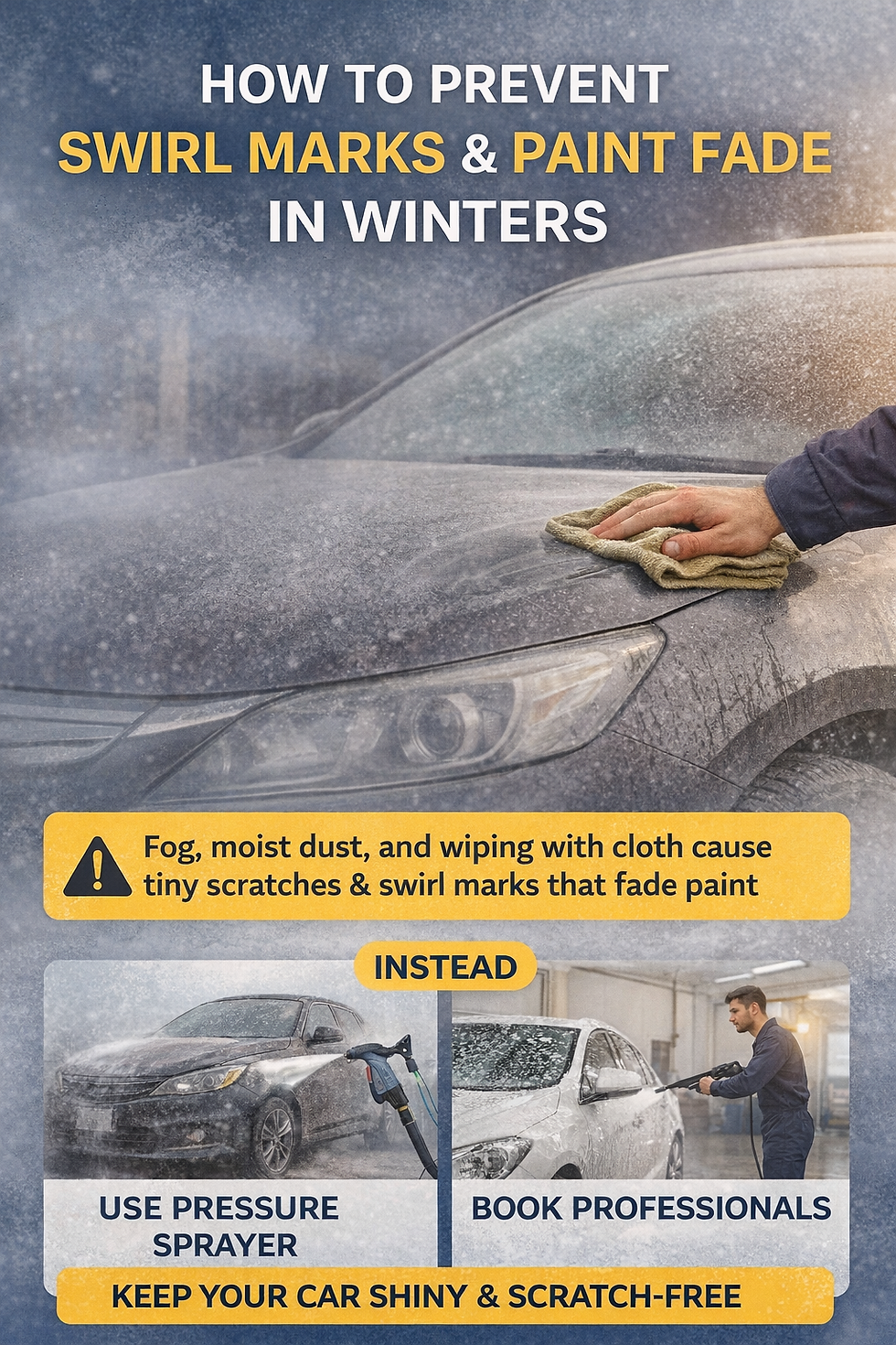 How to Prevent Swirl Marks & Paint Fade on Your Car – Especially in Winters