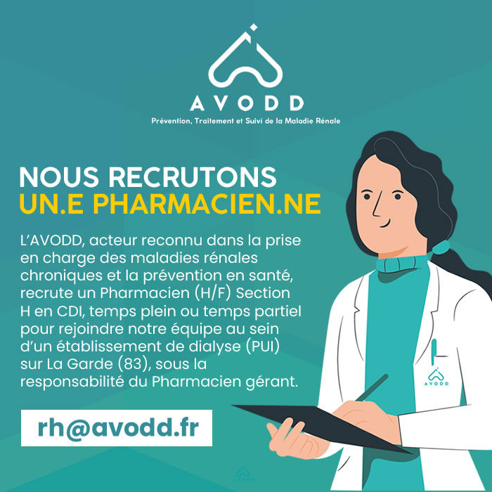 Nous recrutons un.e pharmacien.ne