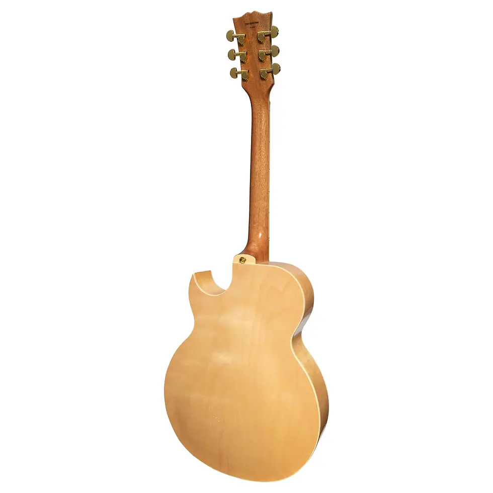 Thumbnail: J&D LUTHIERS HOLLOW BODY ES-STYLE ARCHTOP ELECTRIC GUITAR NATURAL