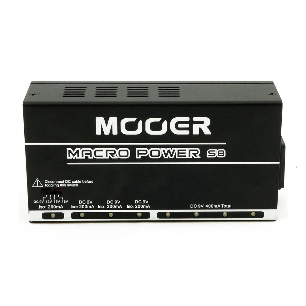 Thumbnail: MOOER MACROPOWER 8 PORT EFFECTS PEDAL POWER SUPPLY
