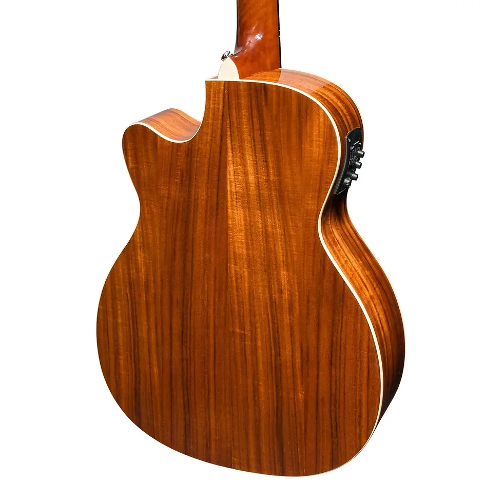 Thumbnail: MARTINEZ SOUTHERN STAR SERIES KOA SOLID TOP 12-STRING ACOUST-ELEC SML-BDY GUITAR