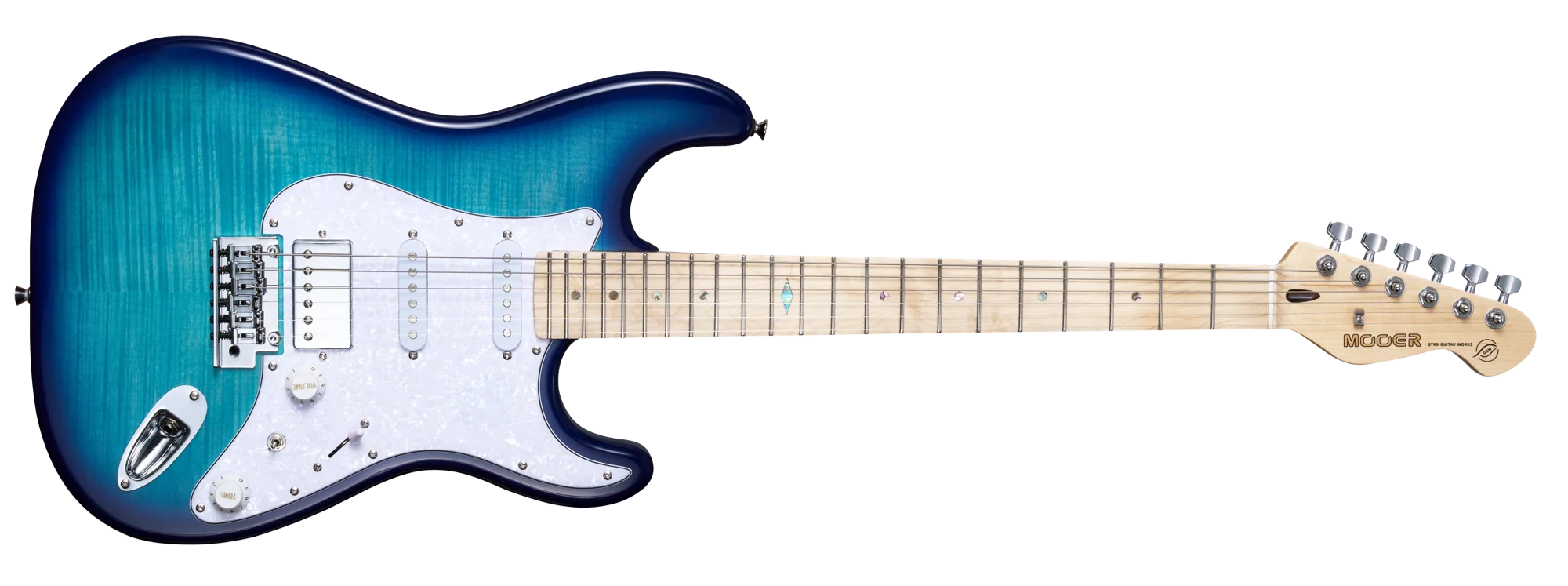 MOOER MSC30 ELECTRIC GUITAR (LAKE BLUE)