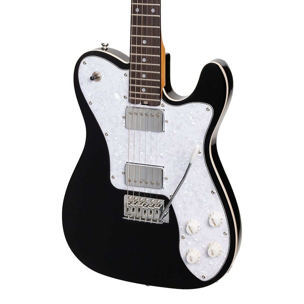 Thumbnail: J&D LUTHIERS TL-STYLE DELUXE ELECTRIC GUITAR BLACK