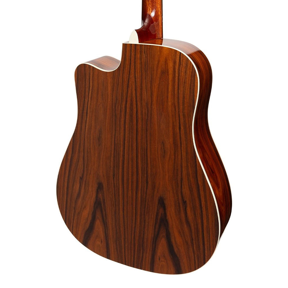 Thumbnail: SAGA '850 SERIES' SOLID SPRUCE TOP ACOUSTIC-ELECTRIC DREADNOUGHT CUTAWAY GUITAR