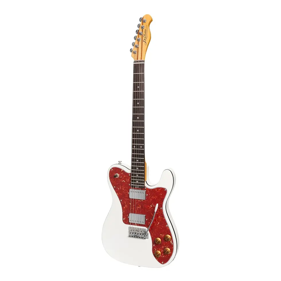 Thumbnail: J&D LUTHIERS DELUXE TE-STYLE ELECTRIC GUITAR WHITE
