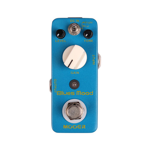 MOOER BLUES MOOD CLASSIC BLUES OVERDRIVE MICRO BASS GUITAR EFFECTS PEDAL