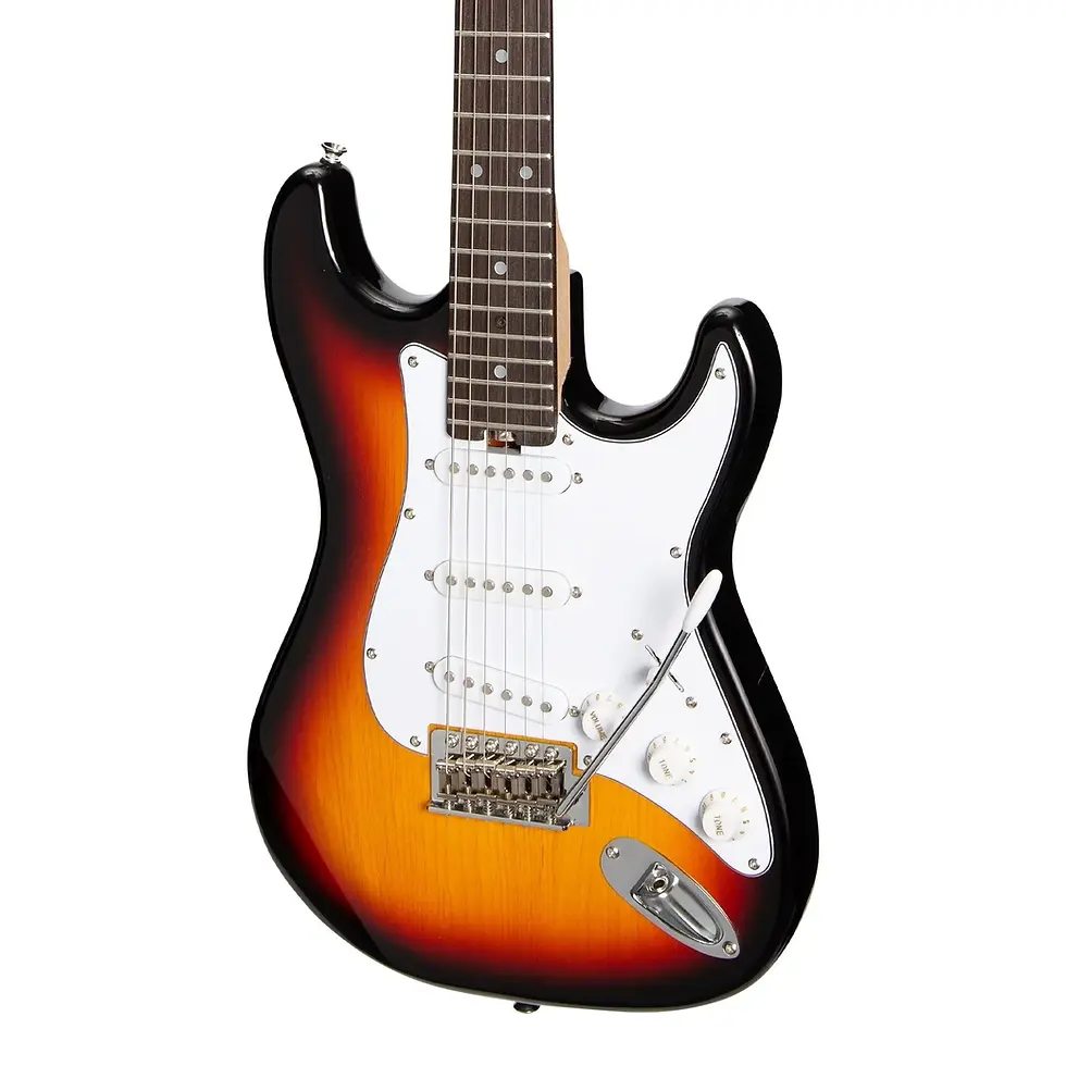 Thumbnail: CASINO ST-STYLE SHORT SCALE ELECTRIC GUITAR & 10 WATT AMPLIFIER PACK SUNBURST