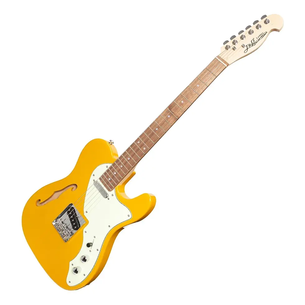 Thumbnail: J&D LUTHIERS THINLINE TE-STYLE ELECTRIC GUITAR BUTTERSCOTCH