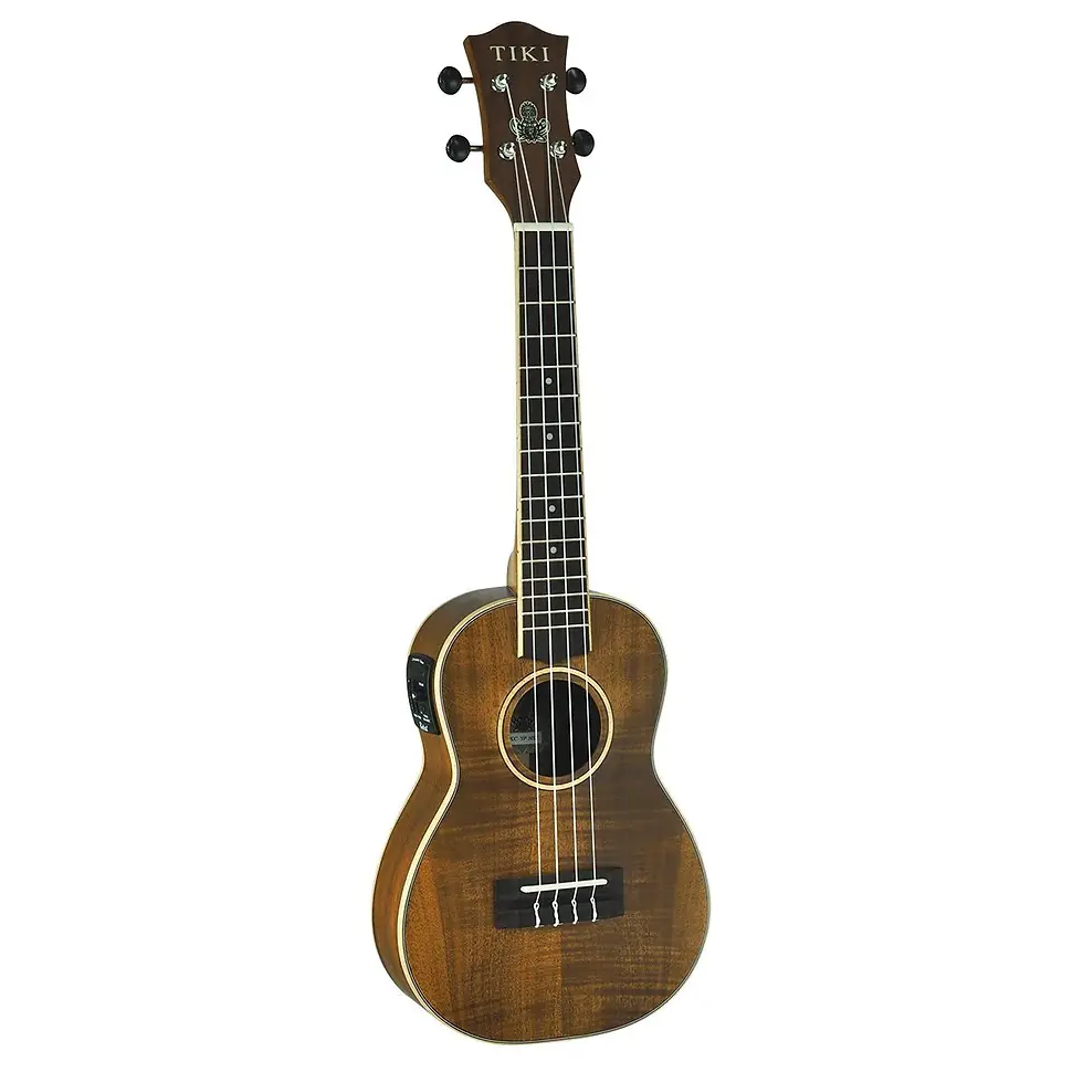 Thumbnail: TIKI 3 SERIES KOA ELECTRIC CONCERT UKULELE WITH GIG BAG NATURAL SATIN
