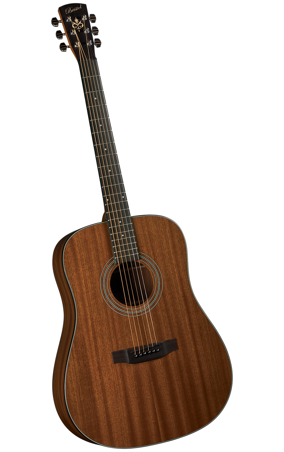 Thumbnail: BRISTOL BY BLUERIDGE BD-15S SOLID TOP ALL MAHOGANY DREADNOUGHT ACOUSTIC GUITAR