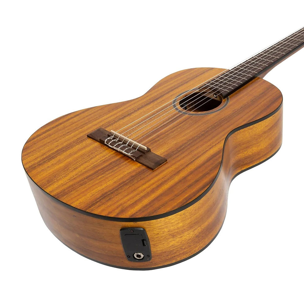 Thumbnail: MARTINEZ SLIM JIM 3/4 ELECTRIC CLASSICAL GUITAR PACK W/PICK-UP & TUNER