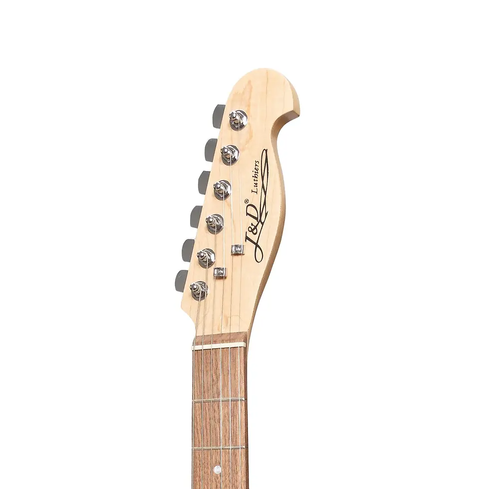 Thumbnail: J&D LUTHIERS THINLINE TE-STYLE ELECTRIC GUITAR VINTAGE WHITE