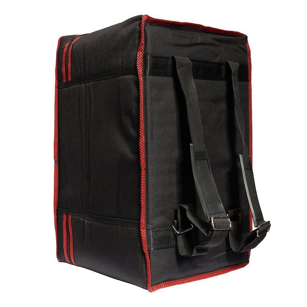 Thumbnail: DRUMFIRE CHERRY FRONT WOODEN CAJON WITH GIG BAG