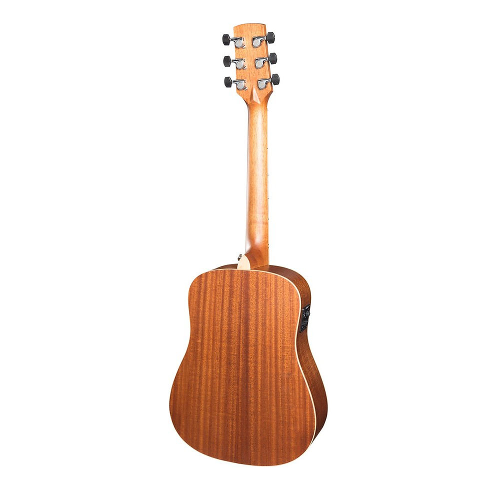 Thumbnail: TIMBERIDGE SERIES-1 SPRUCE SOLID TOP TRAVELLER MINI ACOUST-ELEC GUITAR NAT SATIN