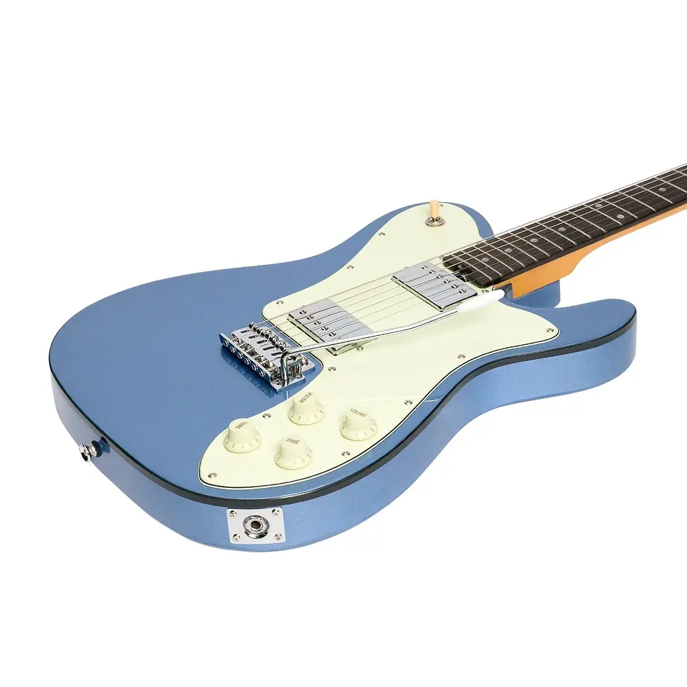 Thumbnail: J&D LUTHIERS DELUXE TE-STYLE ELECTRIC GUITAR METALLIC BLUE