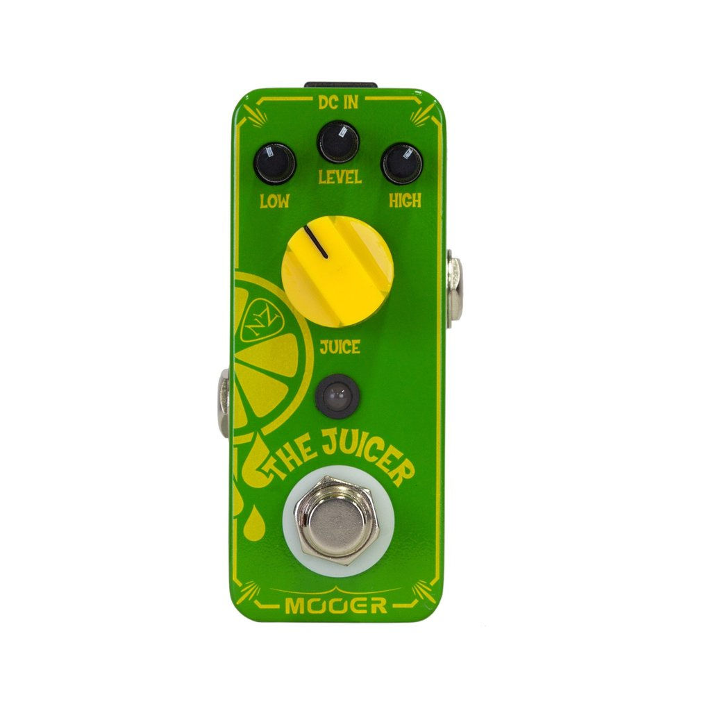 MOOER THE JUICER LO-GAIN OVERDRIVE MICRO GUITAR EFFECT PEDAL