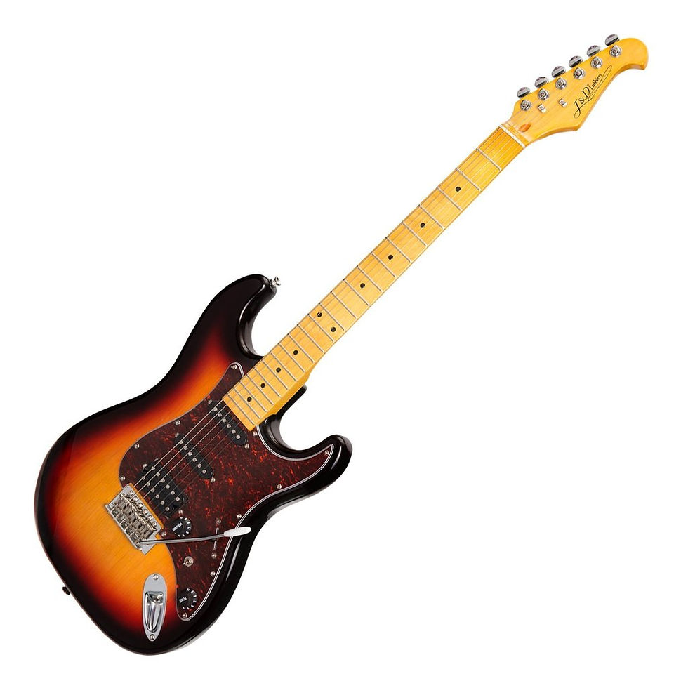Thumbnail: J&D LUTHIERS ST-STYLE ELECTRIC GUITAR SUNBURST