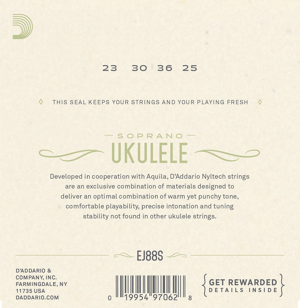 Thumbnail: D'ADDARIO EJ88S NYLTECH SOPRANO UKULELE STRINGS