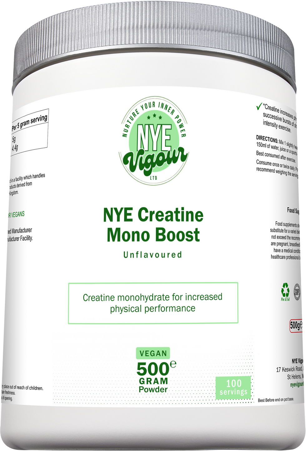 Thumbnail: NYE Creatine Mono Boost Unflavoured